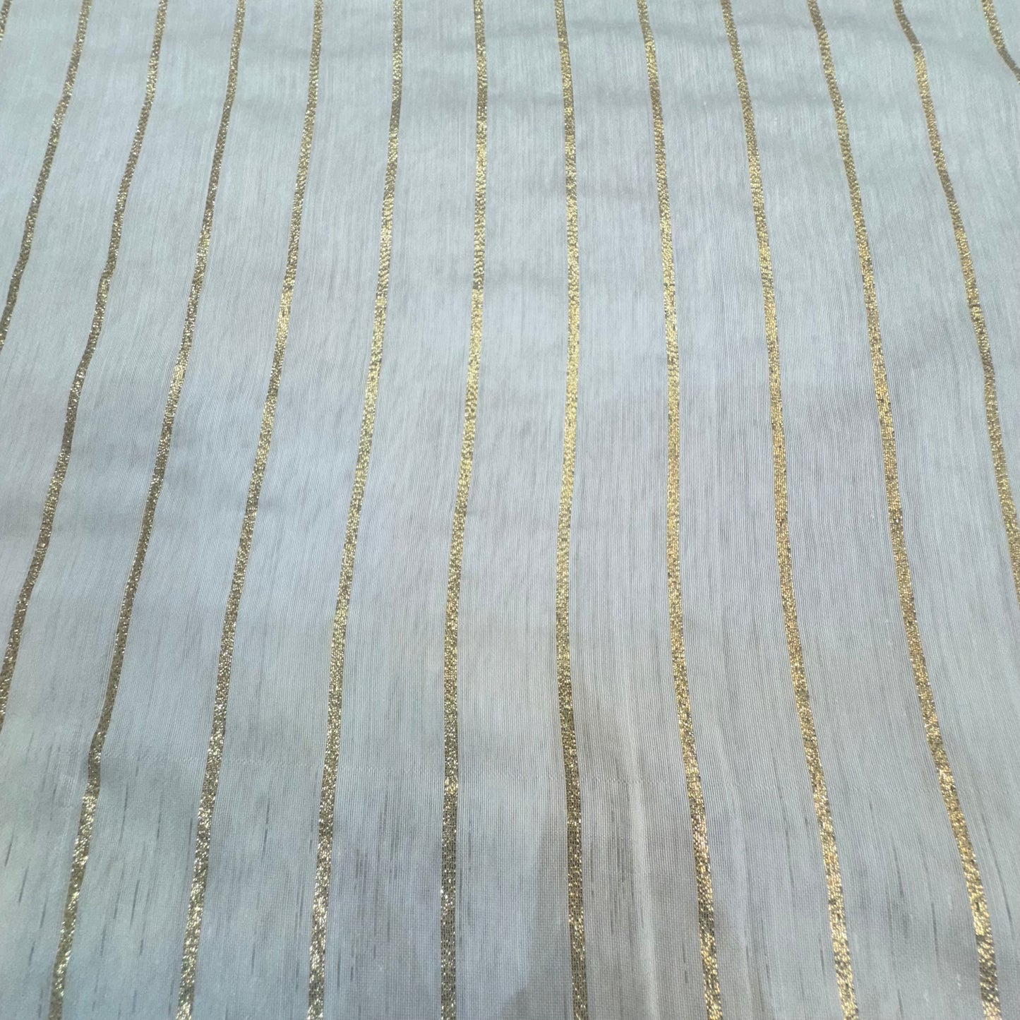 Chanderi Dupatta With Border (Dyeable)