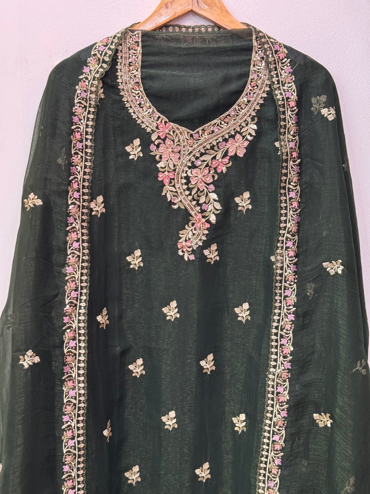 Jimmy Choo Silk Embroidered Suit