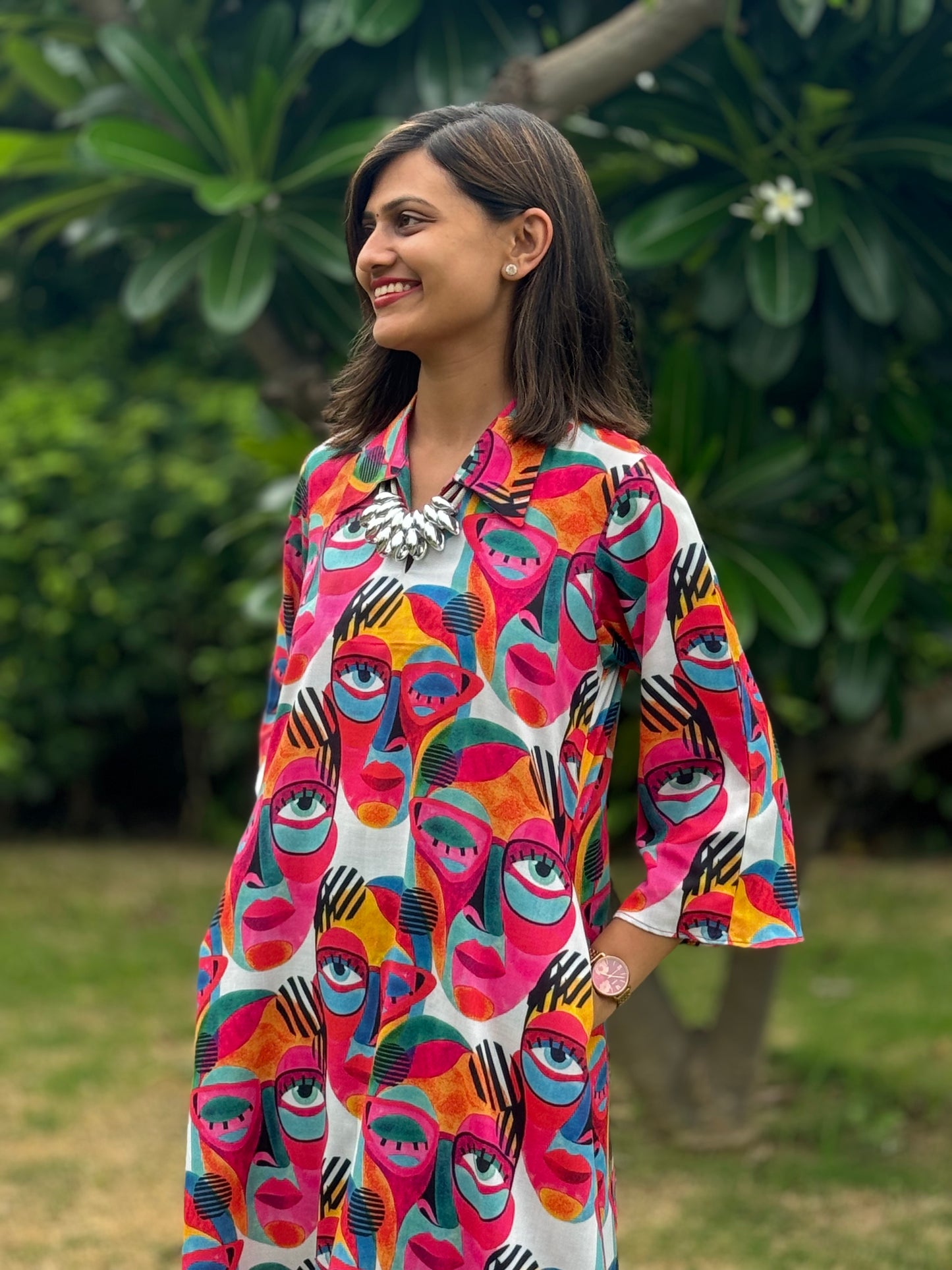 Stylish A Line Dress (Multiple Print Options)