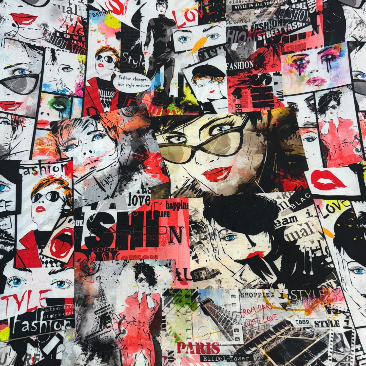 Premium Cotton Viscose (Fashion Print)