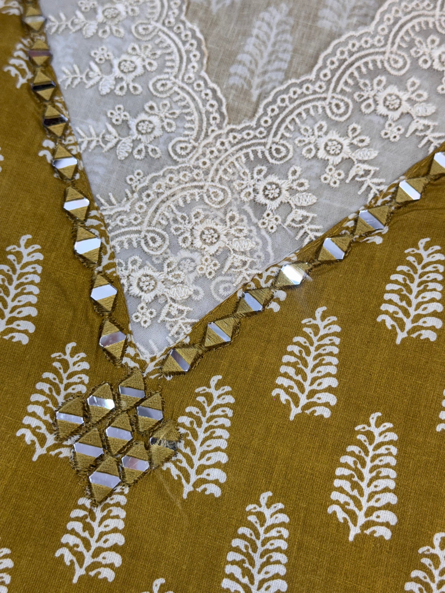 Beautiful Embroidered Cotton Suit