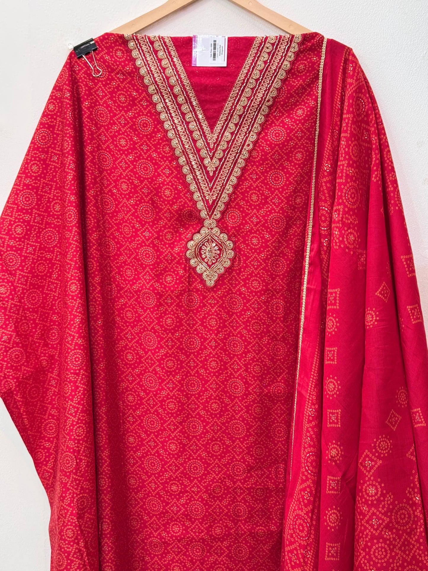 Karvachauth Special Deep Red Modal Silk Suit