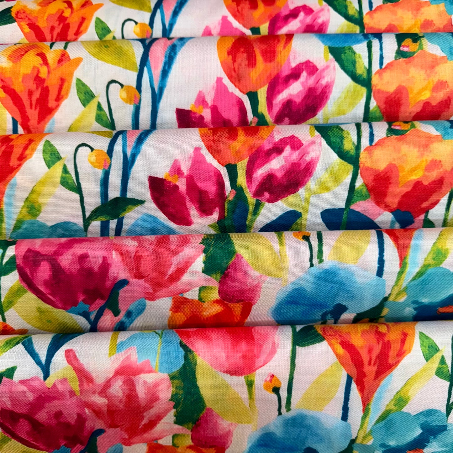 Premium Cotton Viscose (Floral Print)