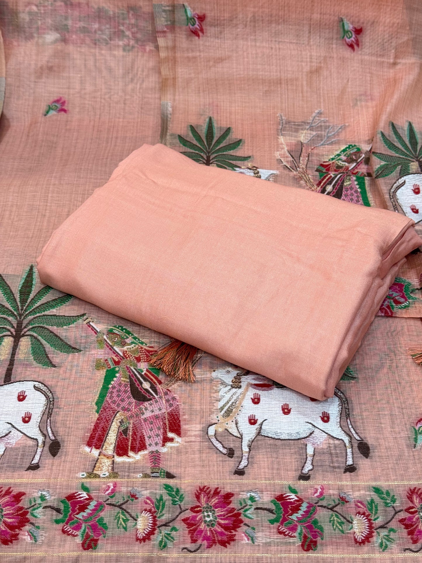 Designer Cotton Silk Suit