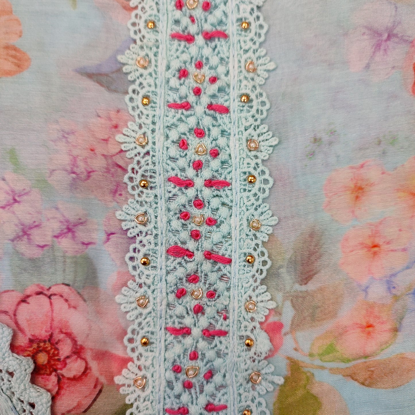 Muslin Cotton Party Wear Suit