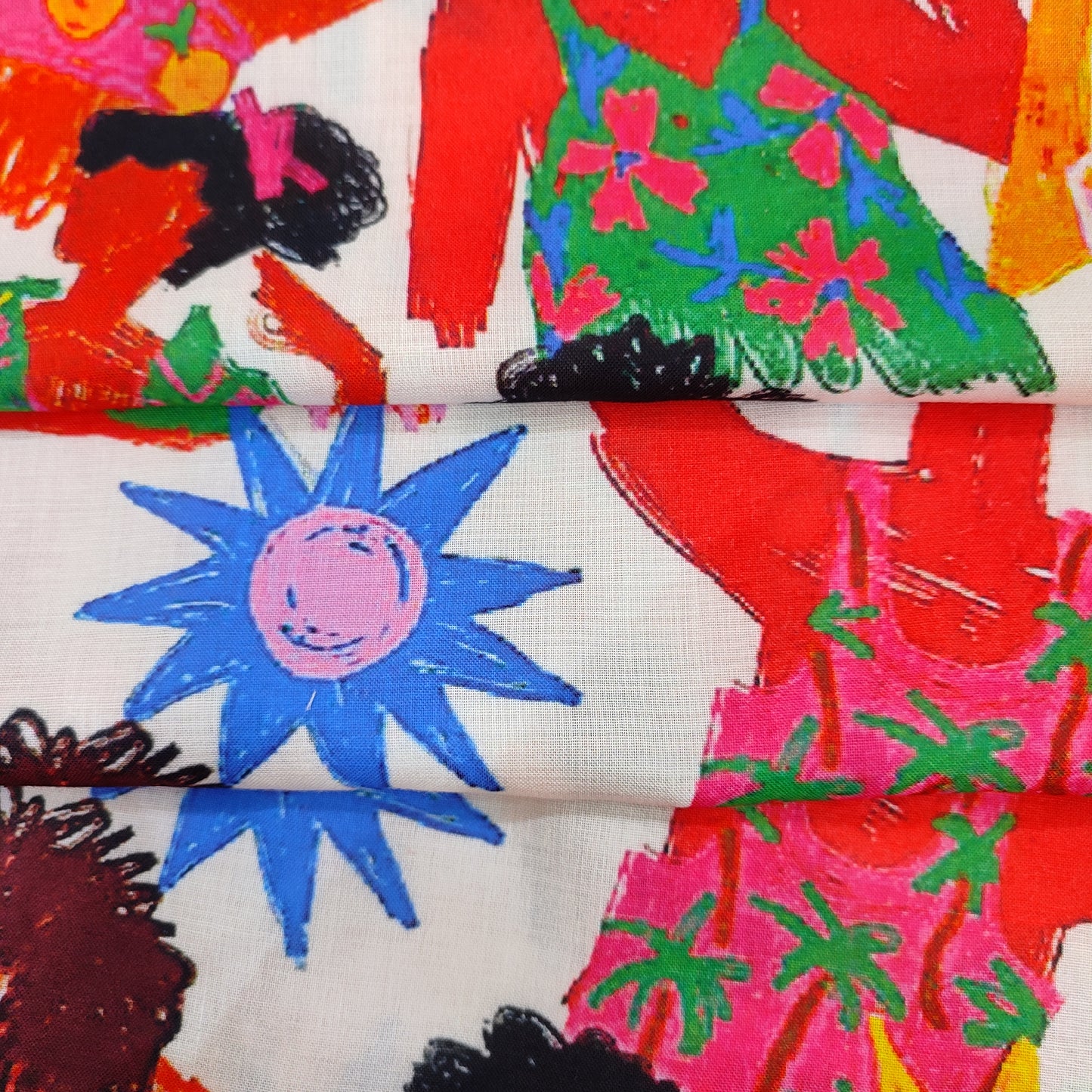 Beach Print Cotton Viscose