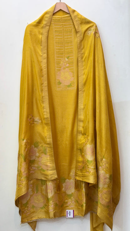 Roman Silk Embroidered Suit