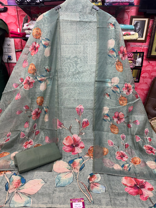Designer Cotton Silk Suit