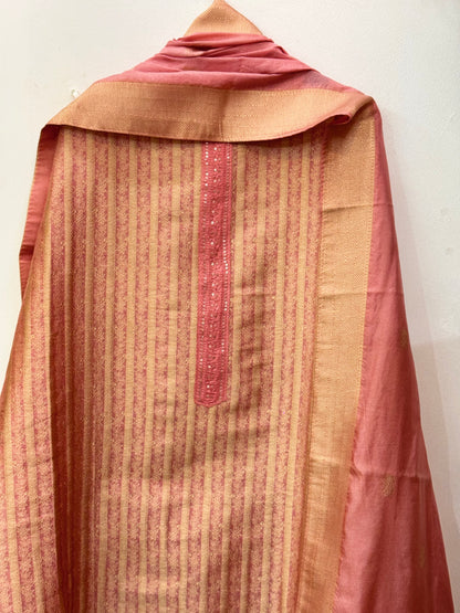 Banarsi Silk Suit With Beautiful Dupatta