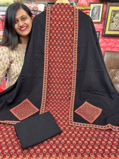 Ajrak Printed Pure Cotton Suit