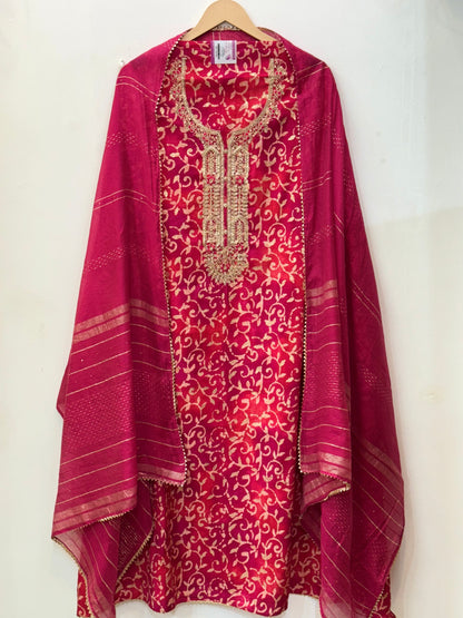 Karvachauth Special Modal Silk Suit