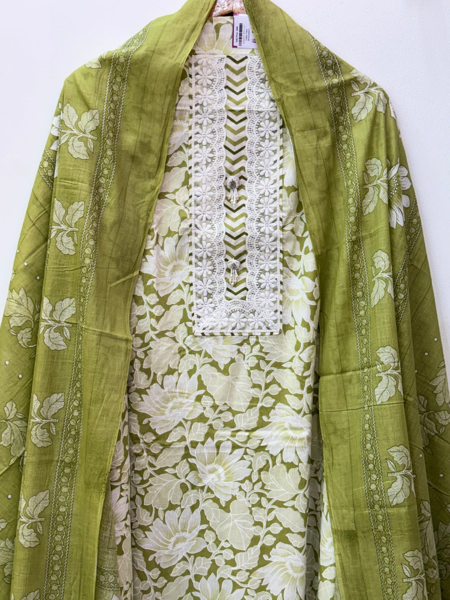Printed Cotton Suit with Cotton Dupatta