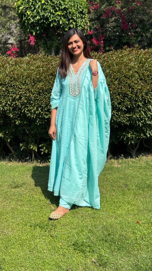 Pure Cotton Hakoba A Kurta Set