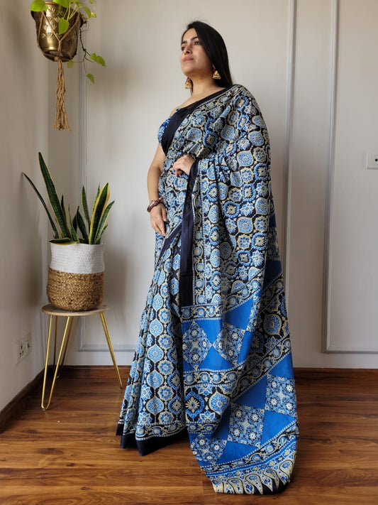 Jaipuri Mul Mul Cotton Saree
