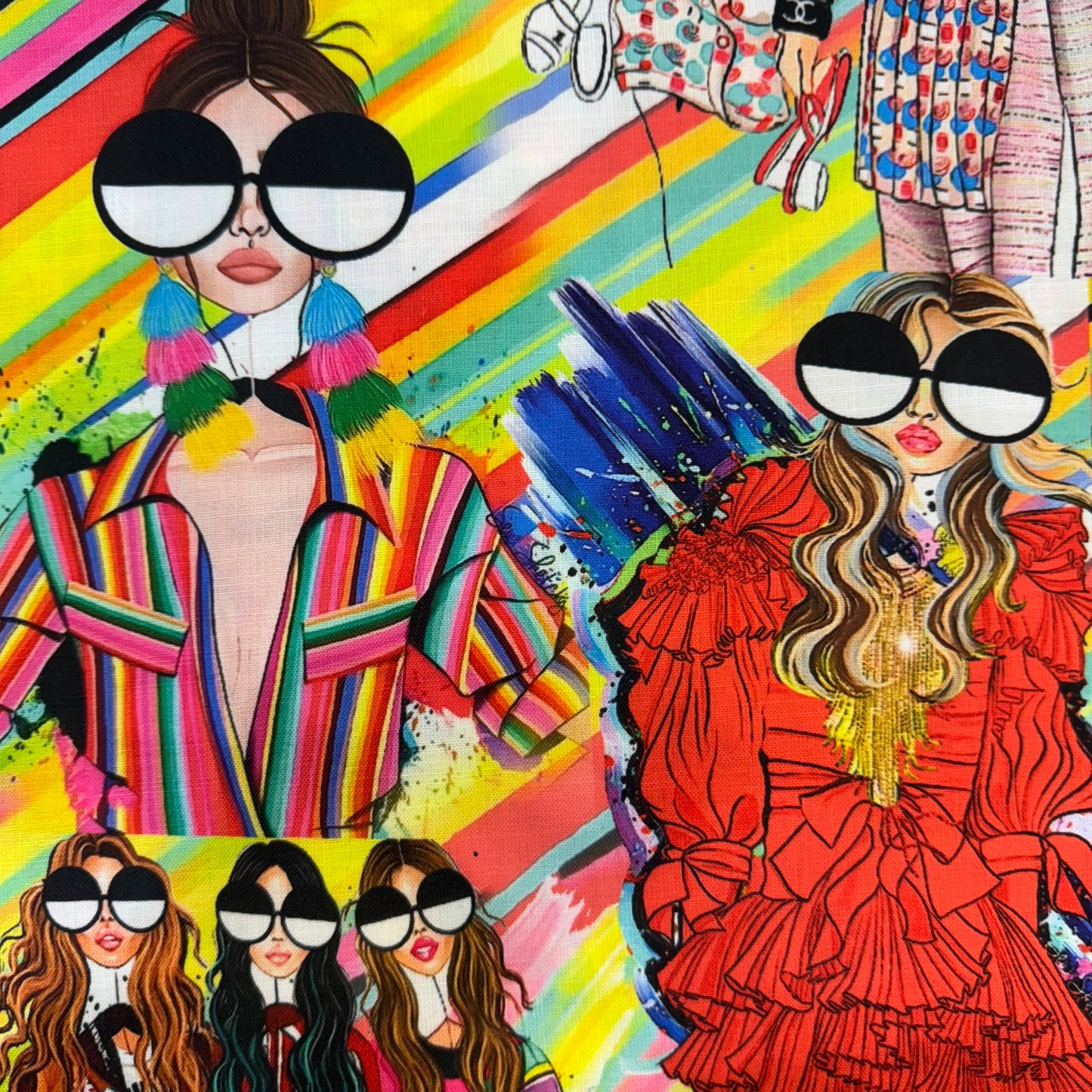 Premium Cotton Viscose (Goggle Girl)
