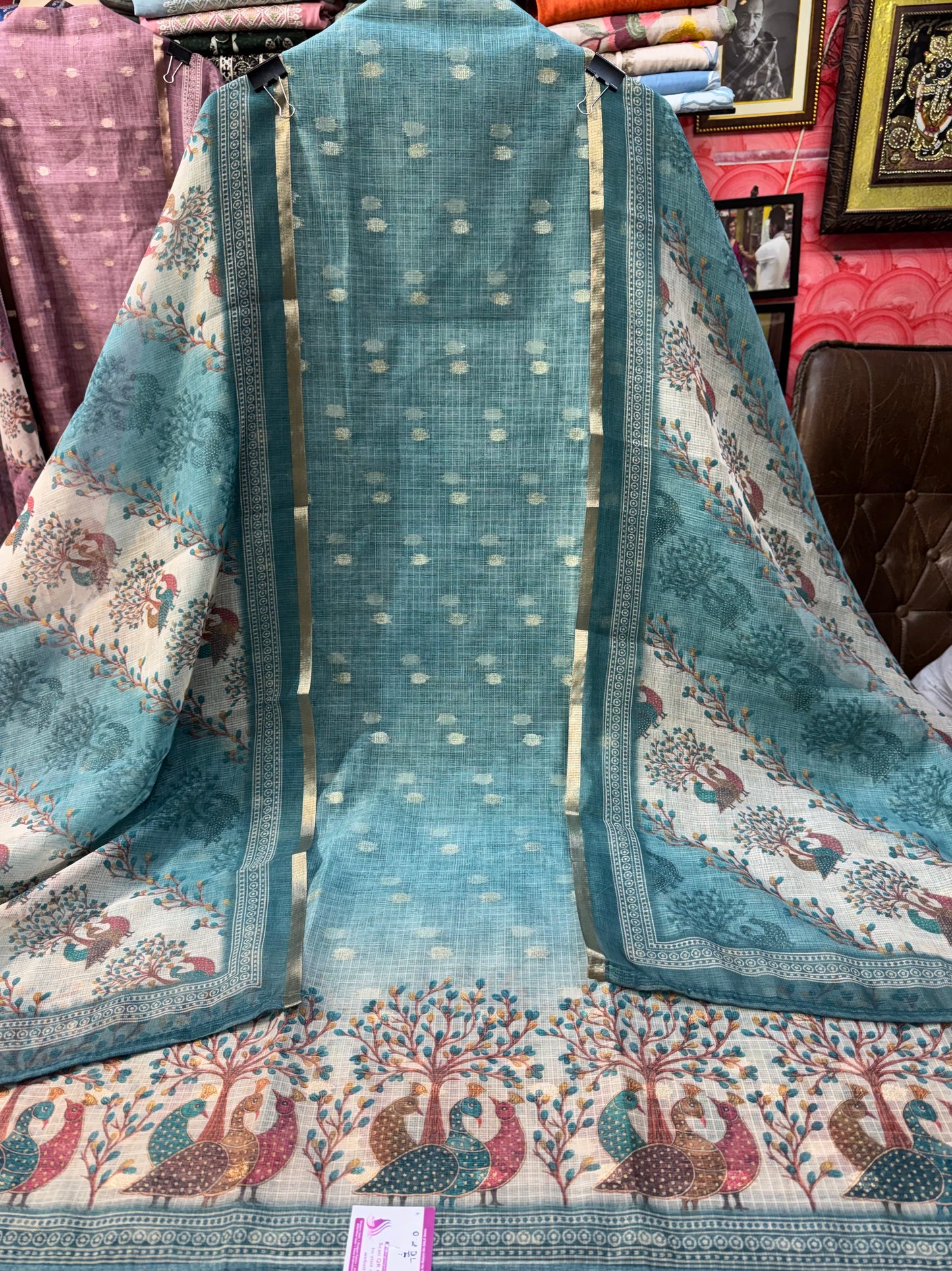 Designer Kota Doria Suit Set