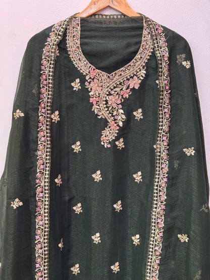 Jimmy Choo Silk Embroidered Suit