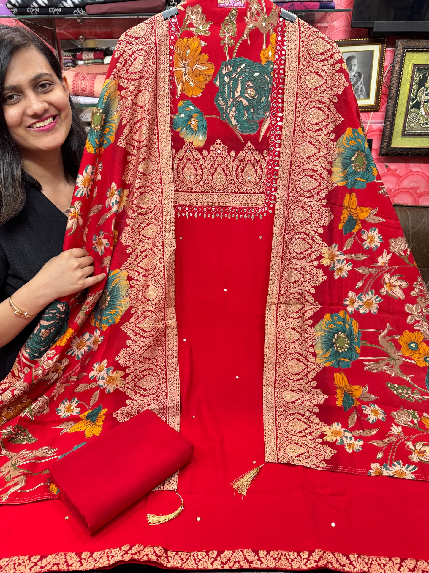 Beautiful Modal Silk Suit