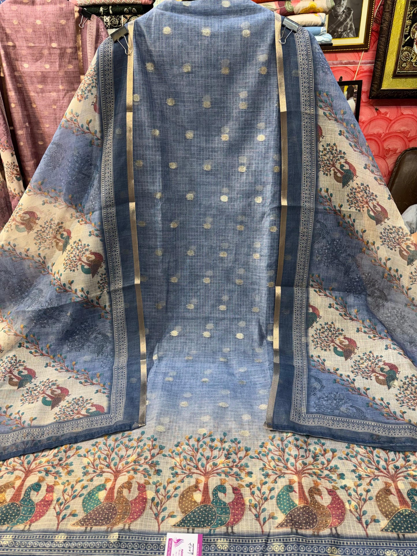 Designer Kota Doria Suit Set