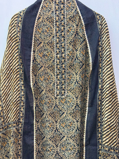 Jaipuri Gota Work Suit with mulmul Dupatta