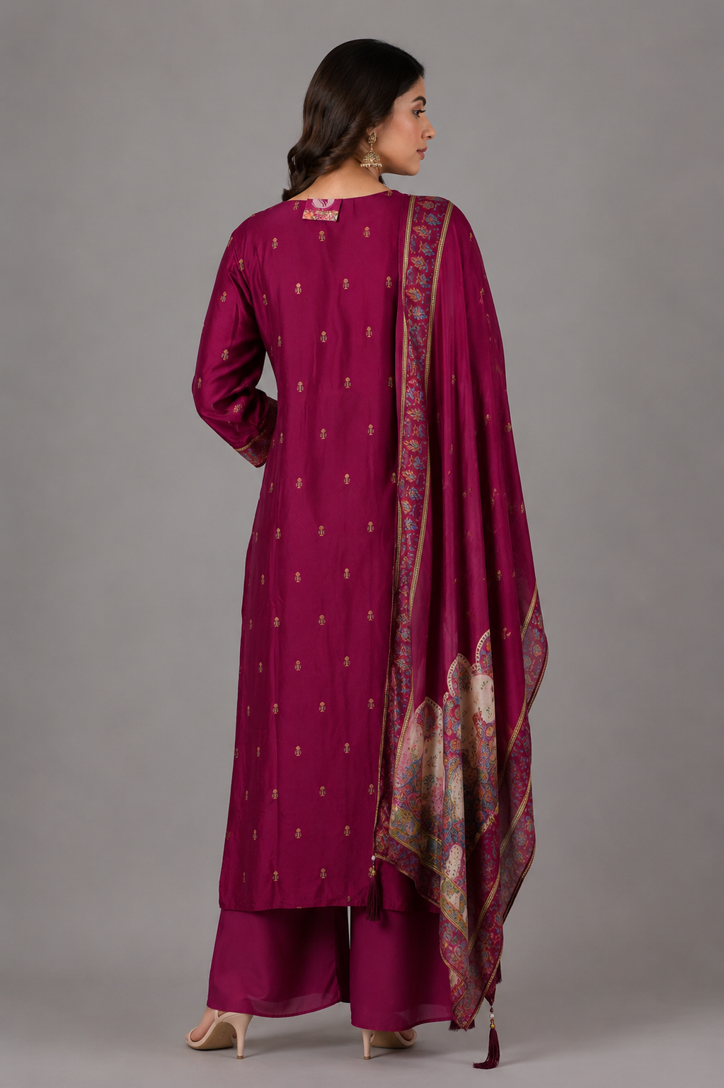 Beautiful Silk 3pc Suit Set