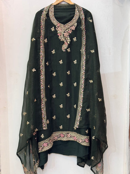 Jimmy Choo Silk Embroidered Suit