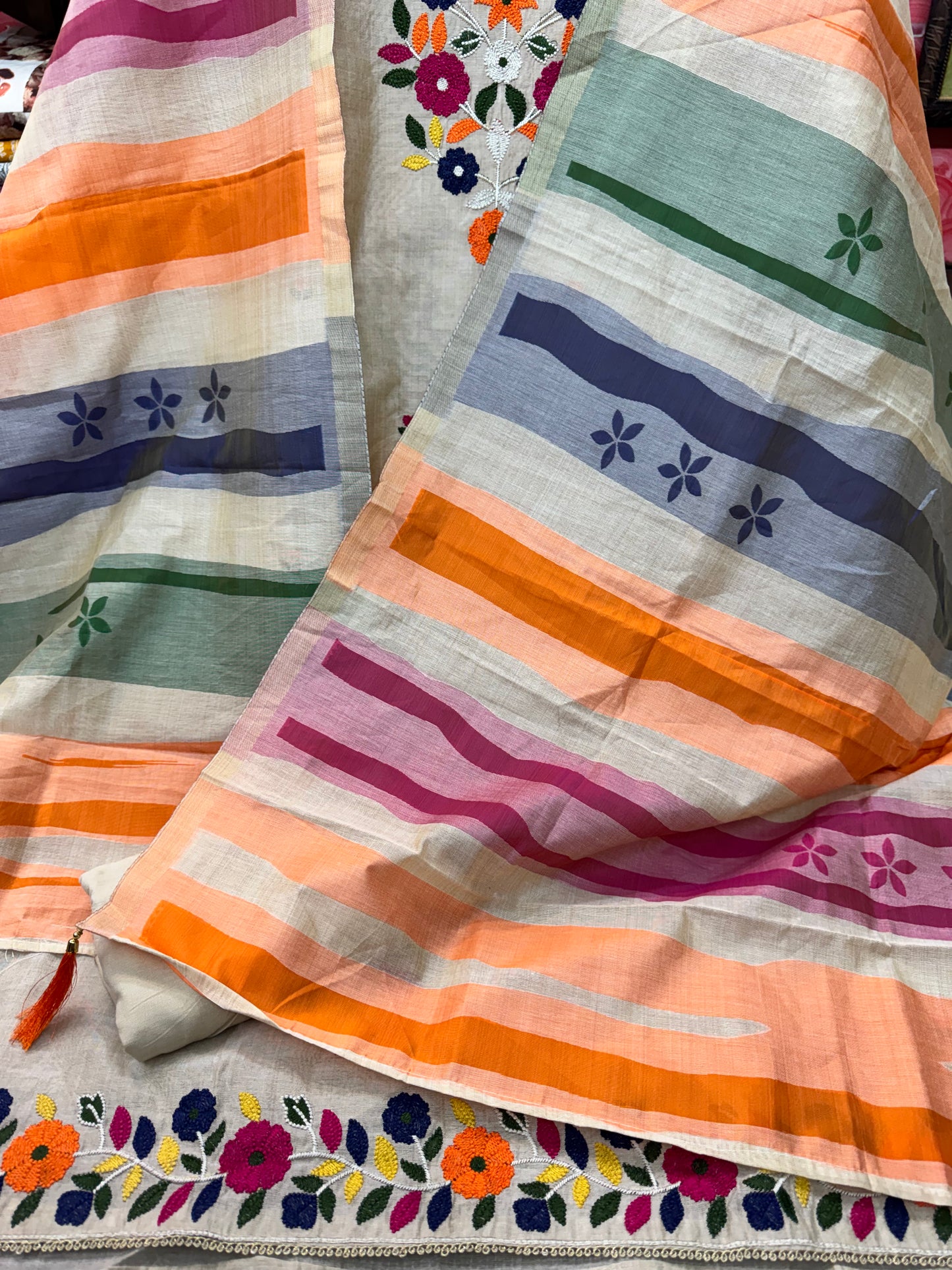 Hand Embroidered Jamdani Suit