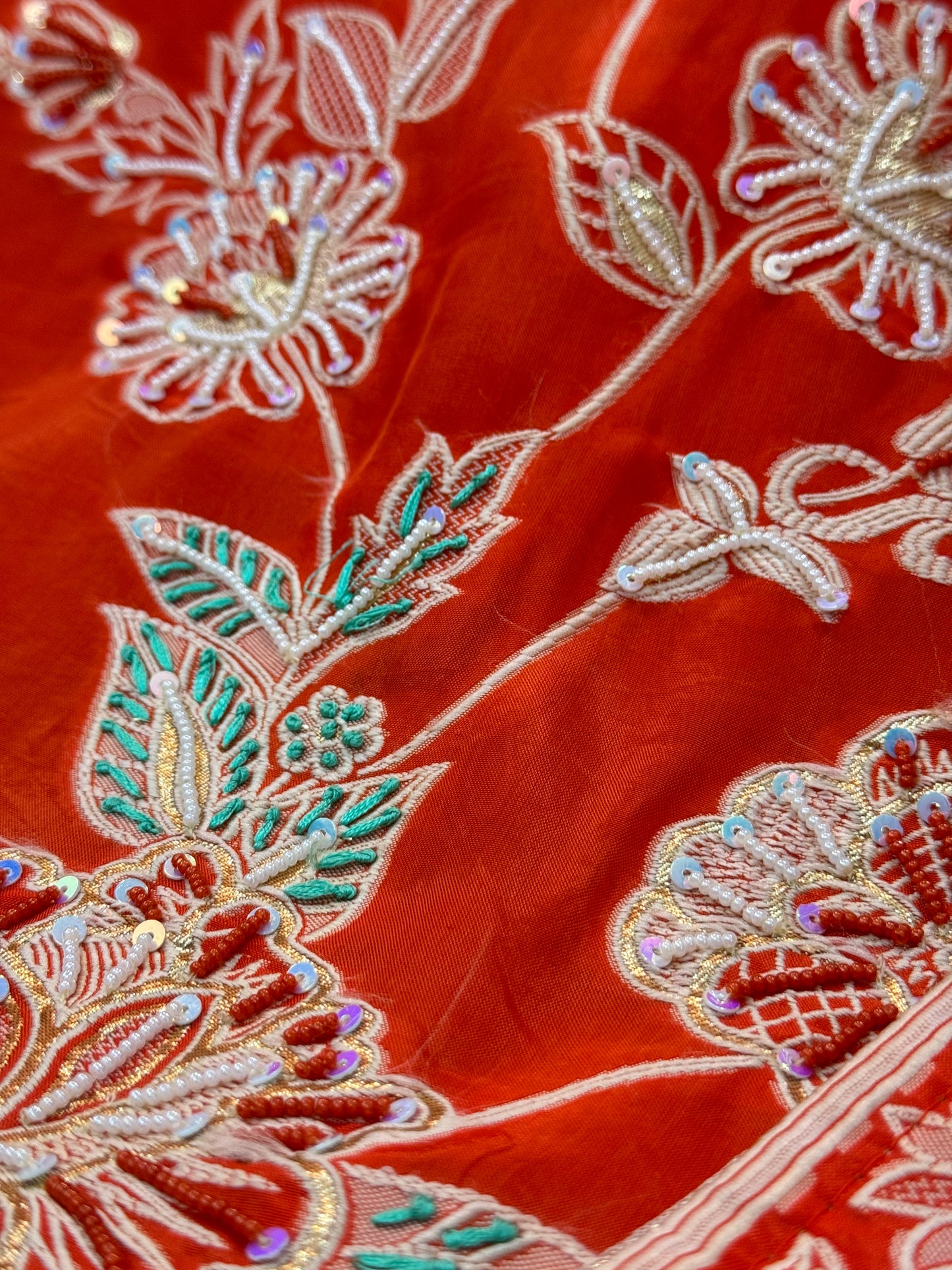 Designer Glass Silk Suit