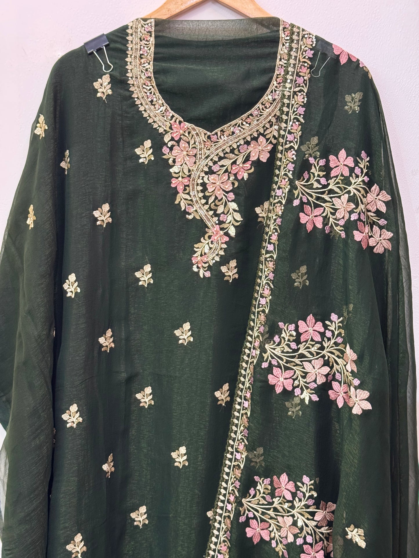 Jimmy Choo Silk Embroidered Suit