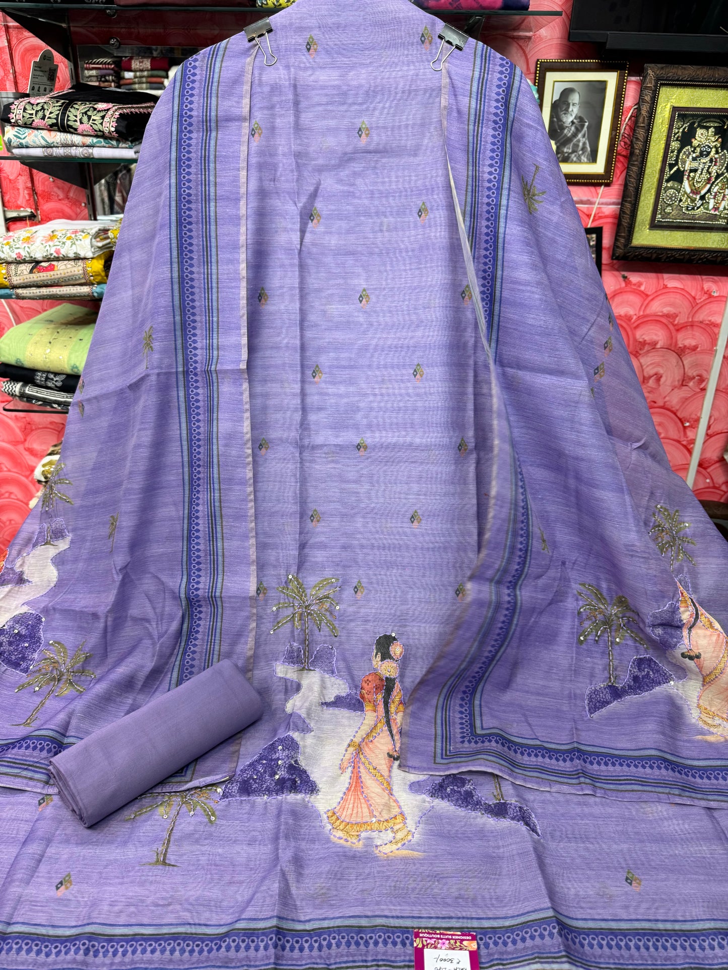 Designer Cotton Silk Suit