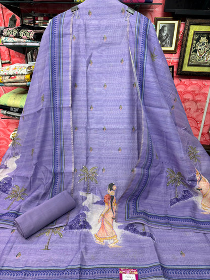 Designer Cotton Silk Suit