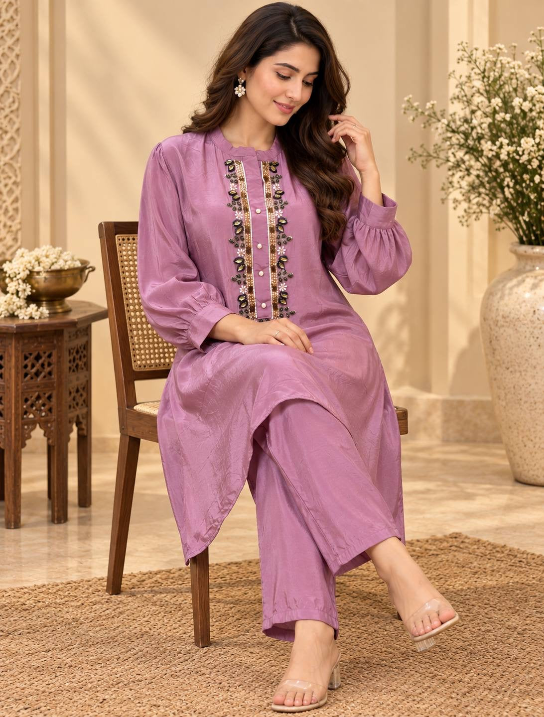 Pure Crepe Co-ord Set