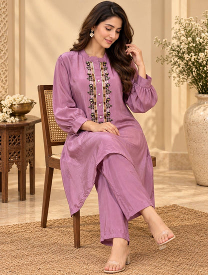 Pure Crepe Co-ord Set