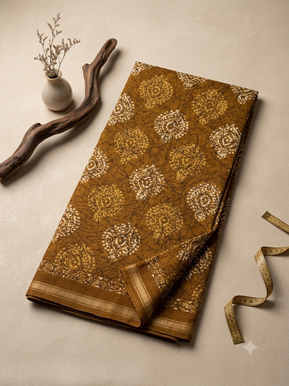 Cotton Silk Printed Saree