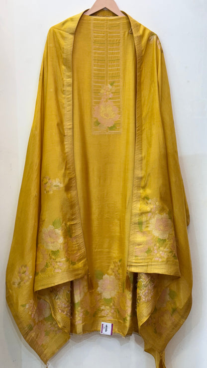 Roman Silk Embroidered Suit