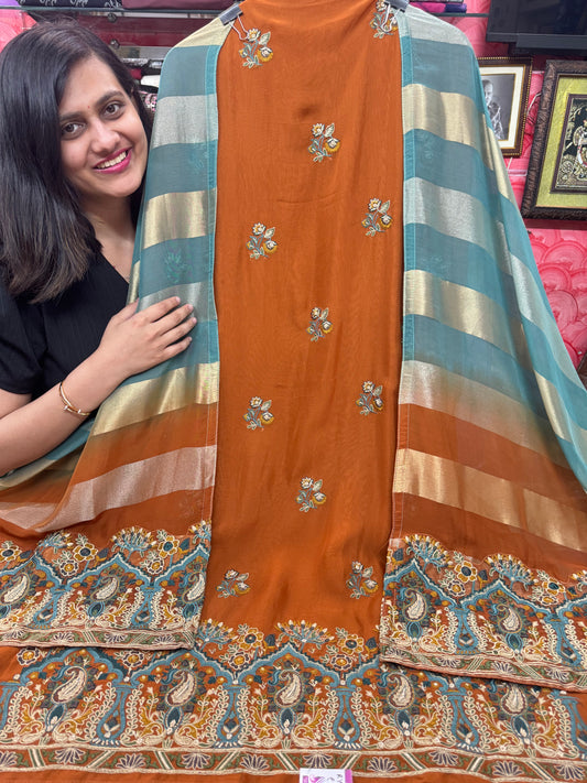 Primium Designer Organza Suit