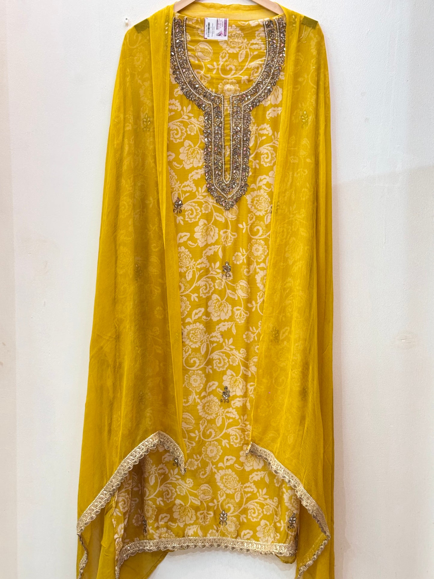 Printed & Embroidered Georgette Suit