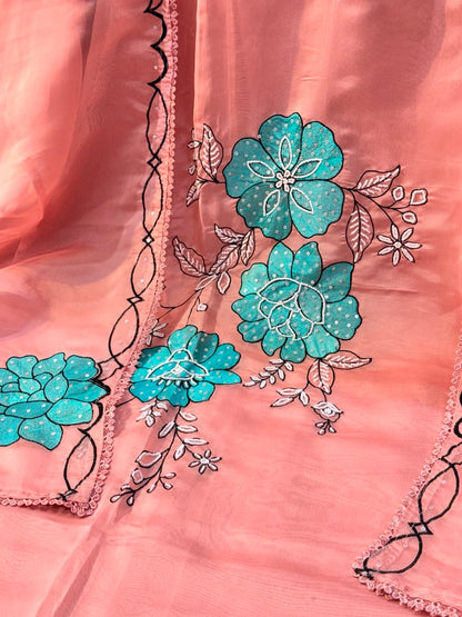 Embroidered Soft Organza