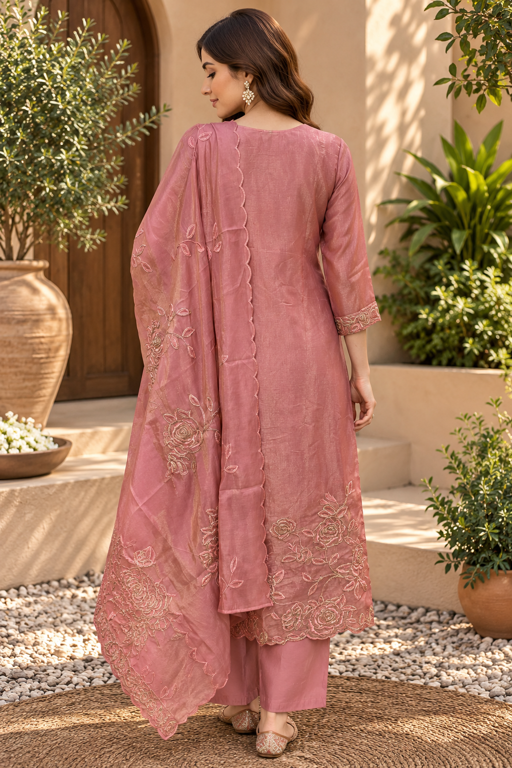 Beautiful Silk 3pc Suit Set