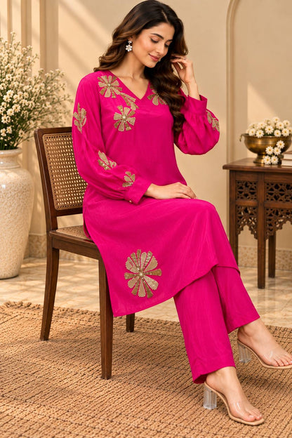 Pure Crepe Co-ord Set
