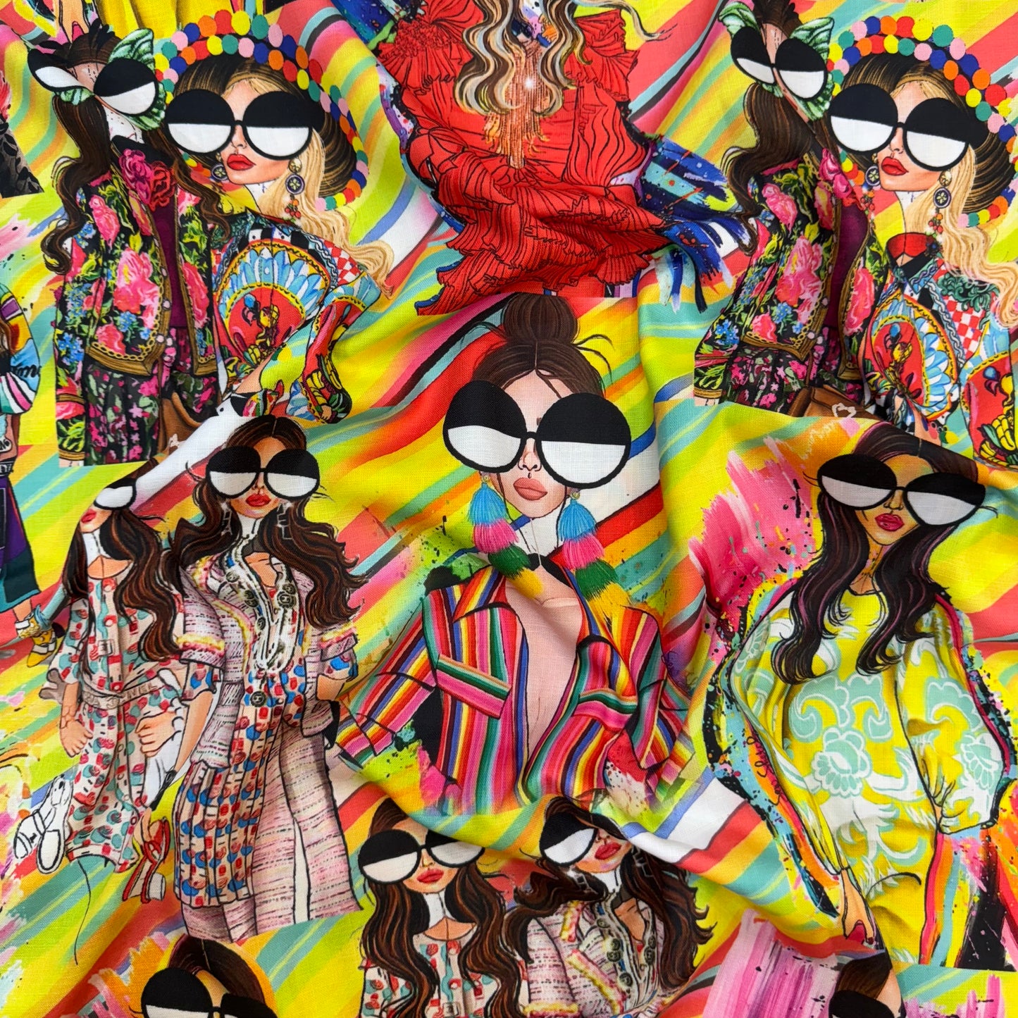Premium Cotton Viscose (Goggle Girl)