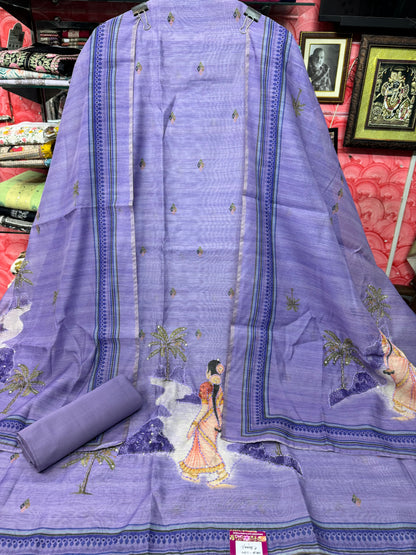 Designer Cotton Silk Suit