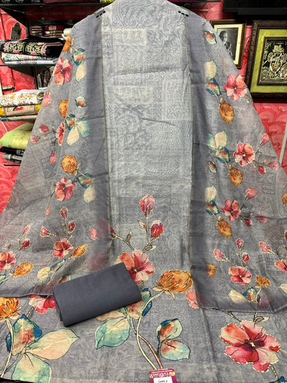 Designer Cotton Silk Suit