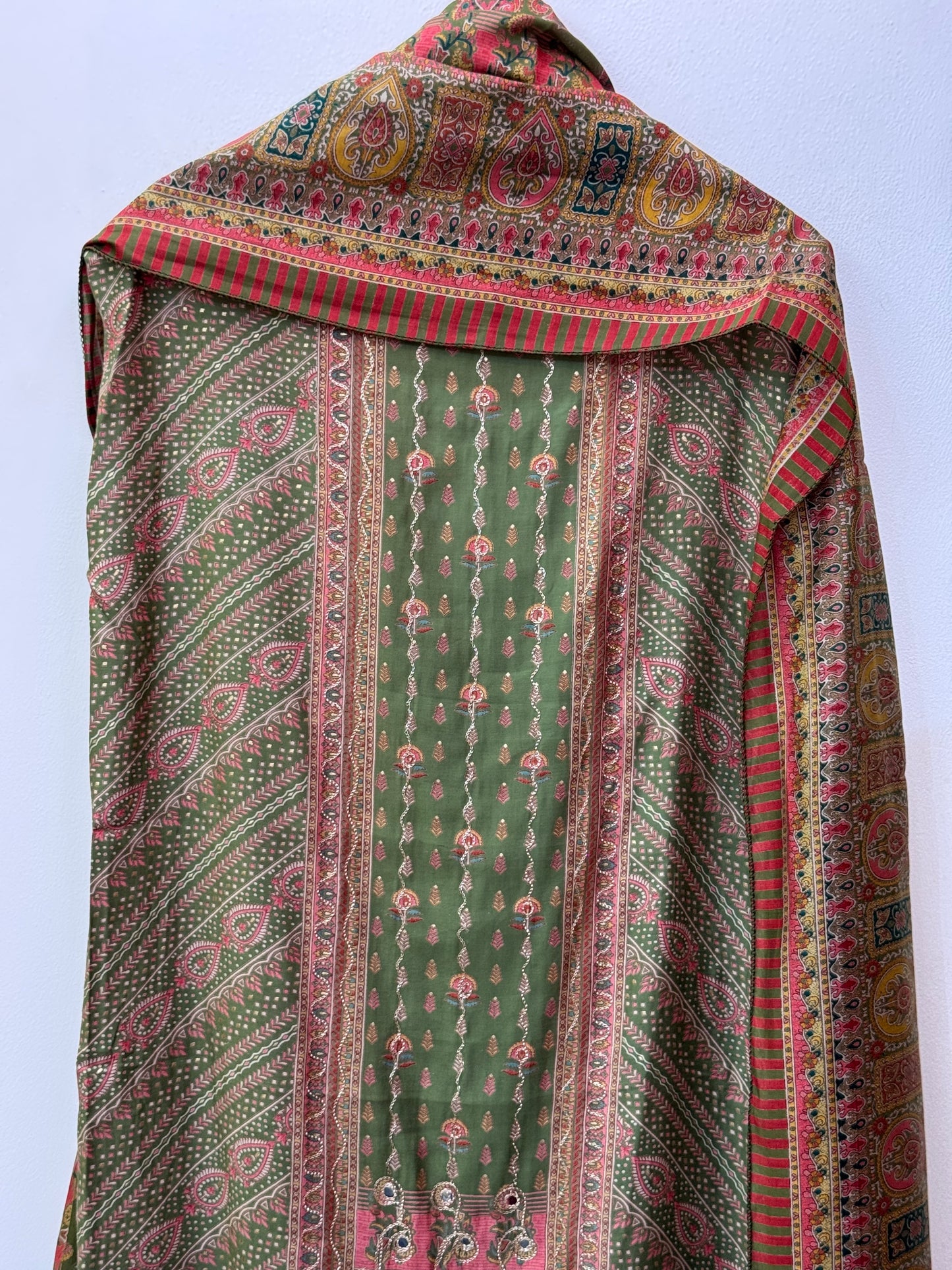 Embroidered Muslin Casual Wear Suit