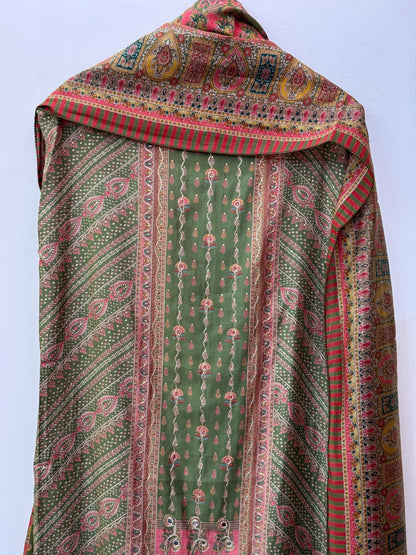 Embroidered Muslin Casual Wear Suit