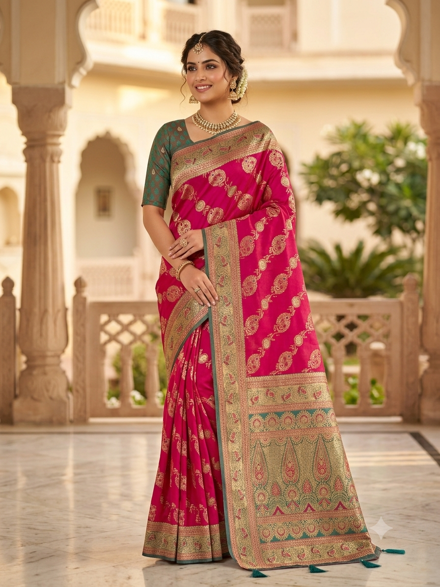Premium Quality Banarsi Weaving Saree