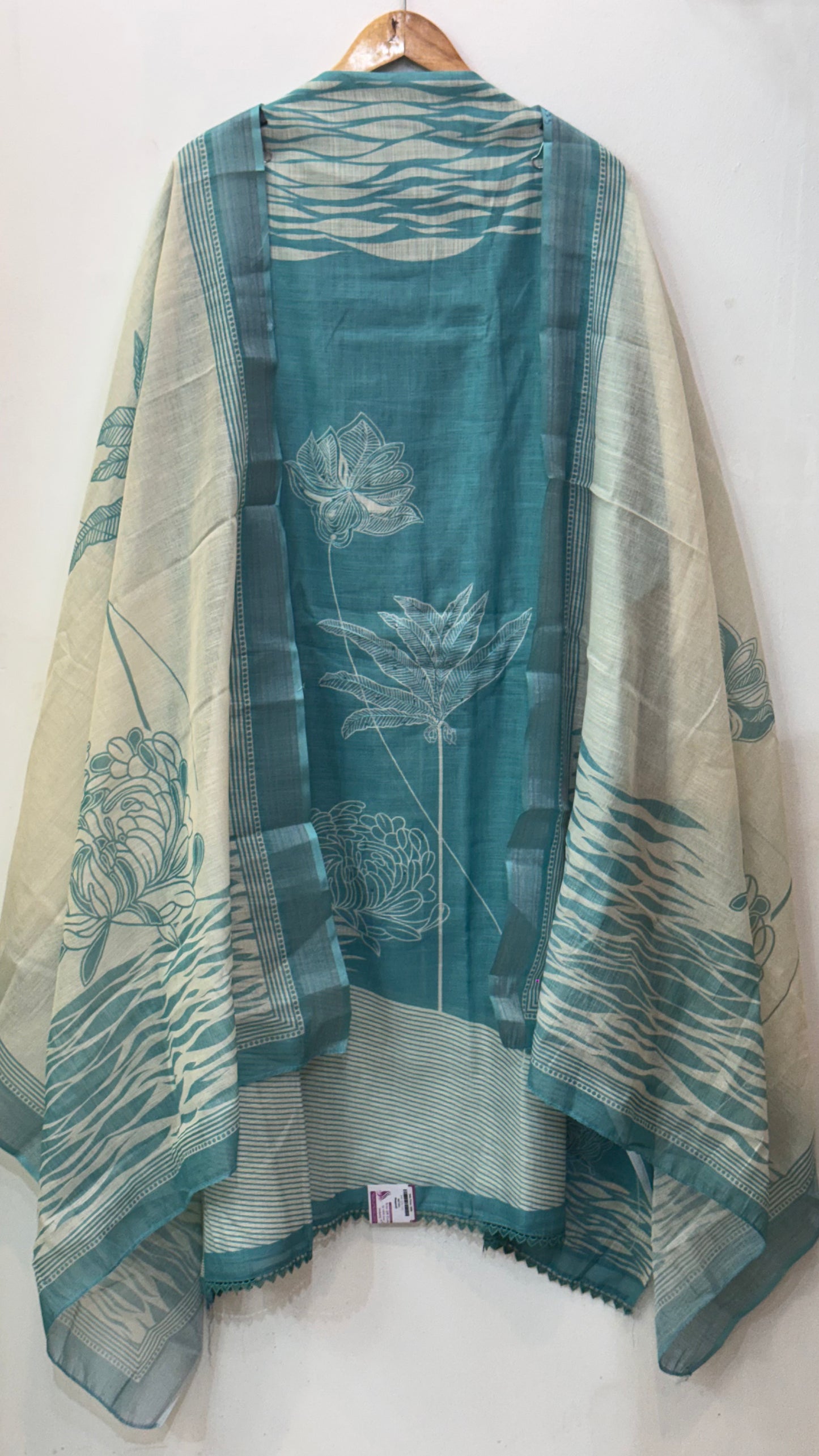 Beautiful Hand Embroidered Linen Suit