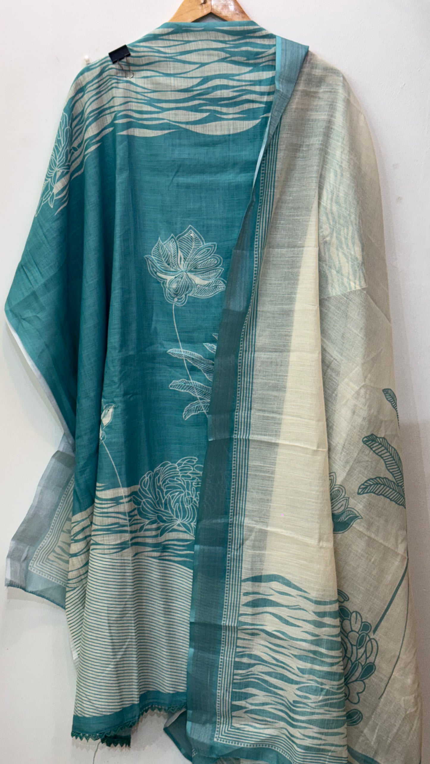 Beautiful Hand Embroidered Linen Suit